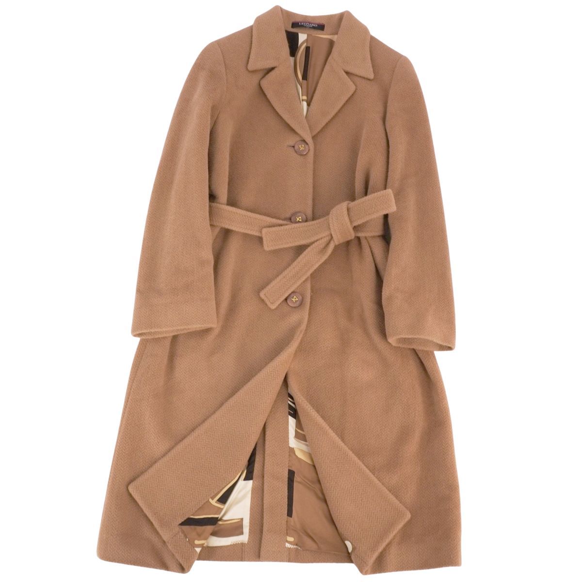 レオナール　アンゴラロングコート　タイムSALE レオナール アンゴラロングコート タイムSALE LEONARD アンゴラ ロング