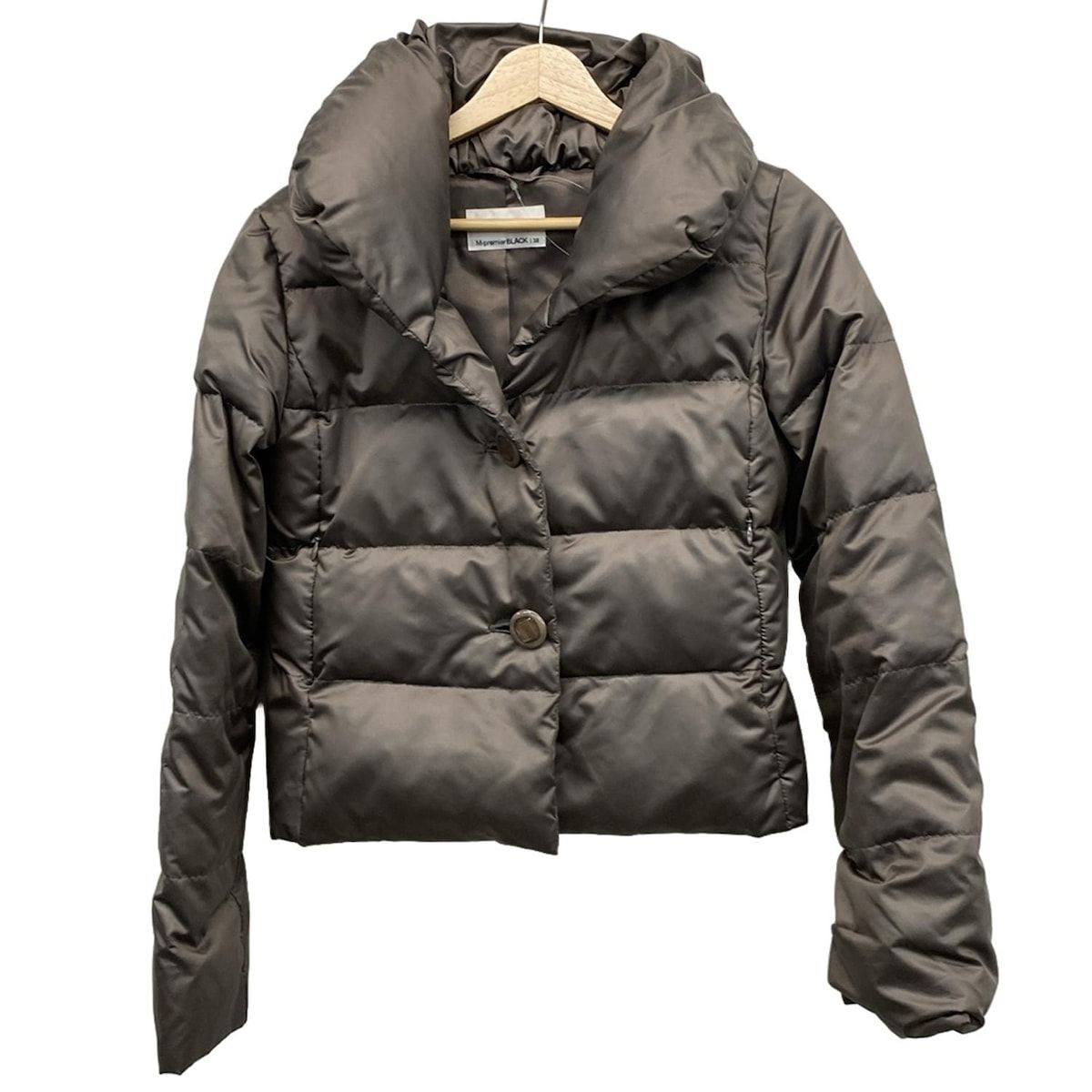 M-premierBLACK(エムプルミエブラック) ダウンジャケット サイズ38 M