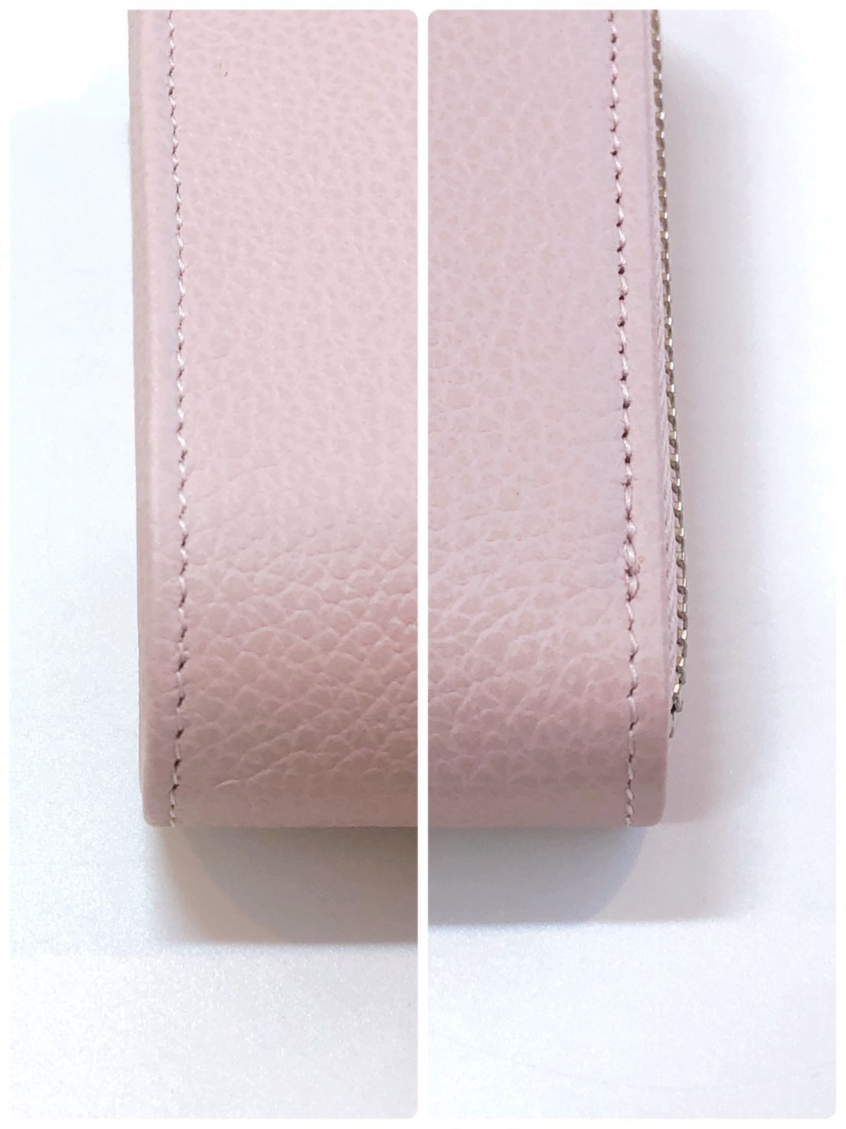 3106】☆新品未使用☆ ロンシャン 長財布 ピンク レザー Made In