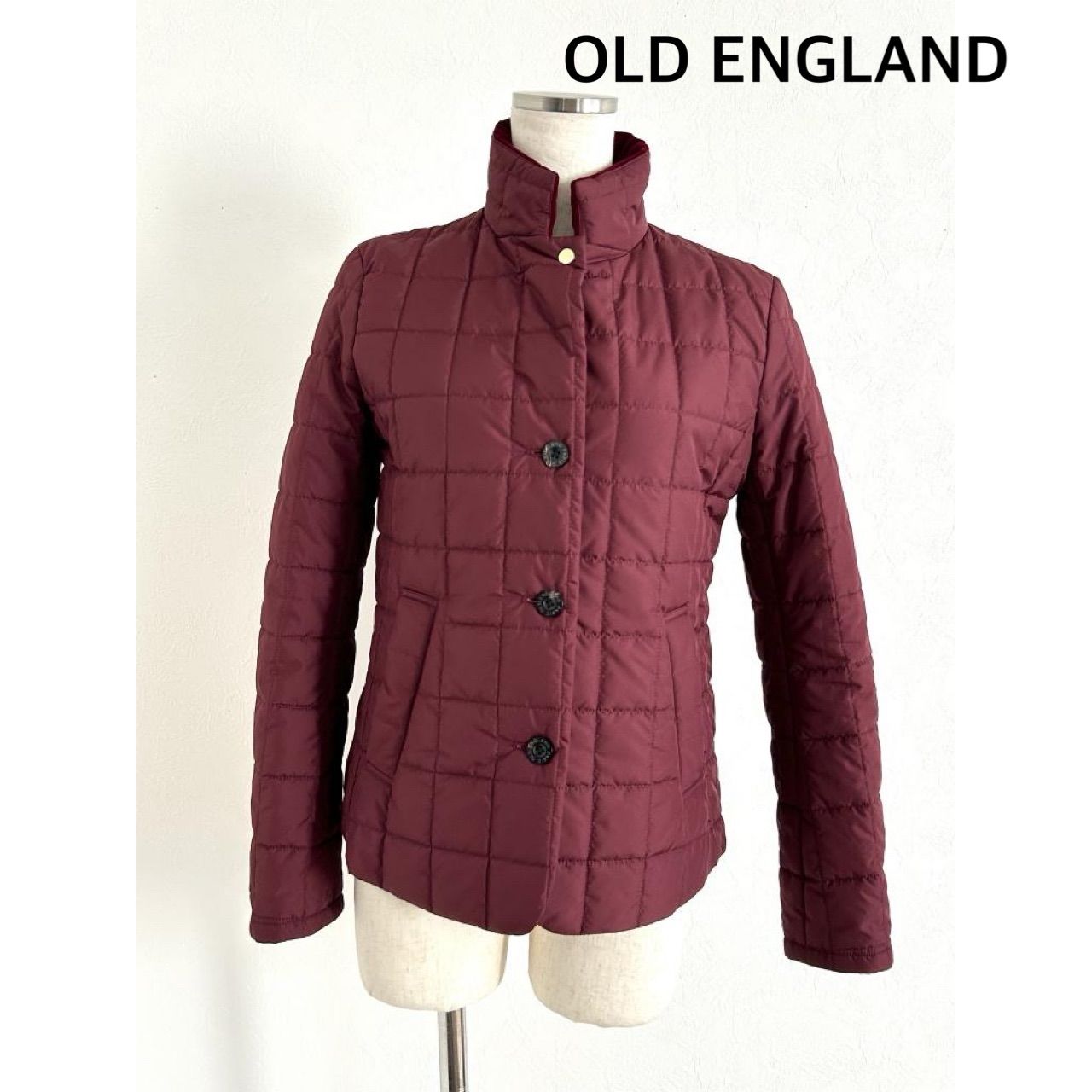 OLD ENGLAND オールドイングランド キルティングコート ネイビー OLD ENGLAND オールドイングランド キルティングコート ネイビー