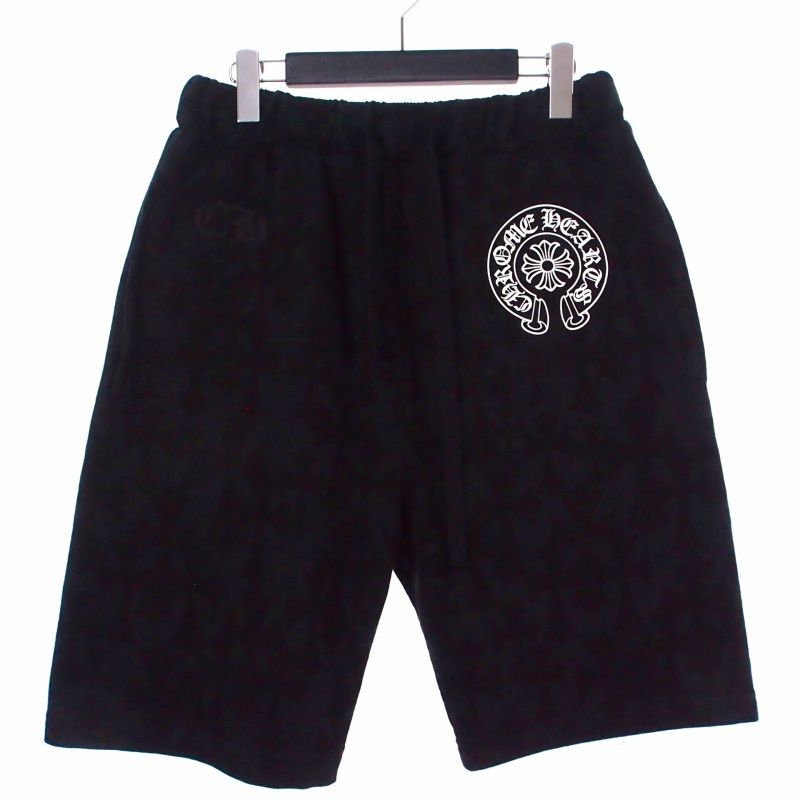 新品Chrome Heartsセメタリークロス スウェトショーツクロムハーツ クロムハーツ CHROME HEARTS セメタリークロス 総柄 スウェット
