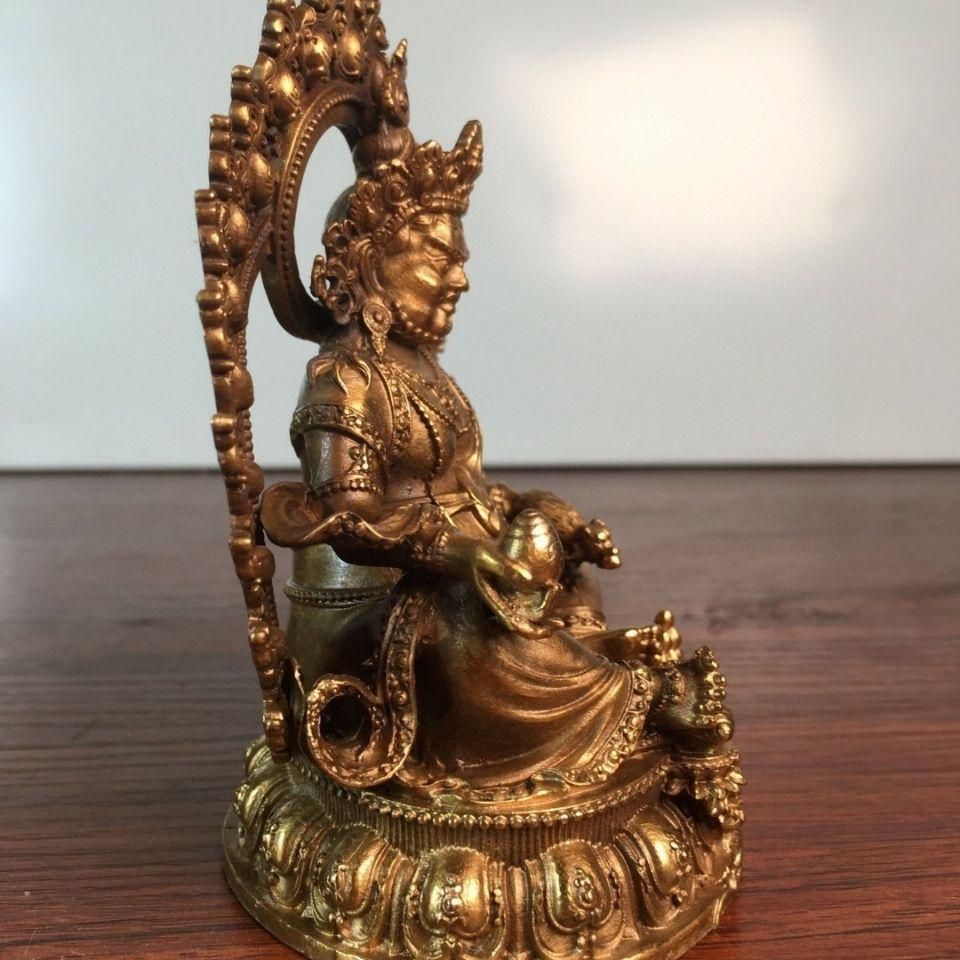 仏教美術 仏像 黄財神仏像 密教護法 供養仏像 開運 風水 招財 置物