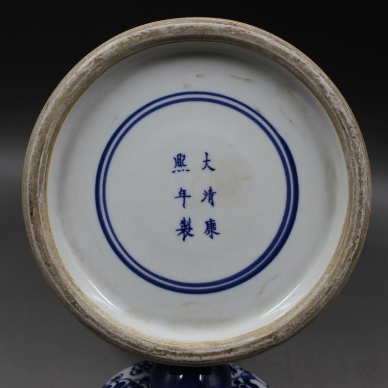 清康煕青花を着て鳳紋将軍缶 景徳鎮 陶磁器 装飾品 現代工芸品 美術品 置物 清康煕青花を着て鳳紋将軍缶 景徳鎮 陶磁器 装飾品 現代工芸品 美術品