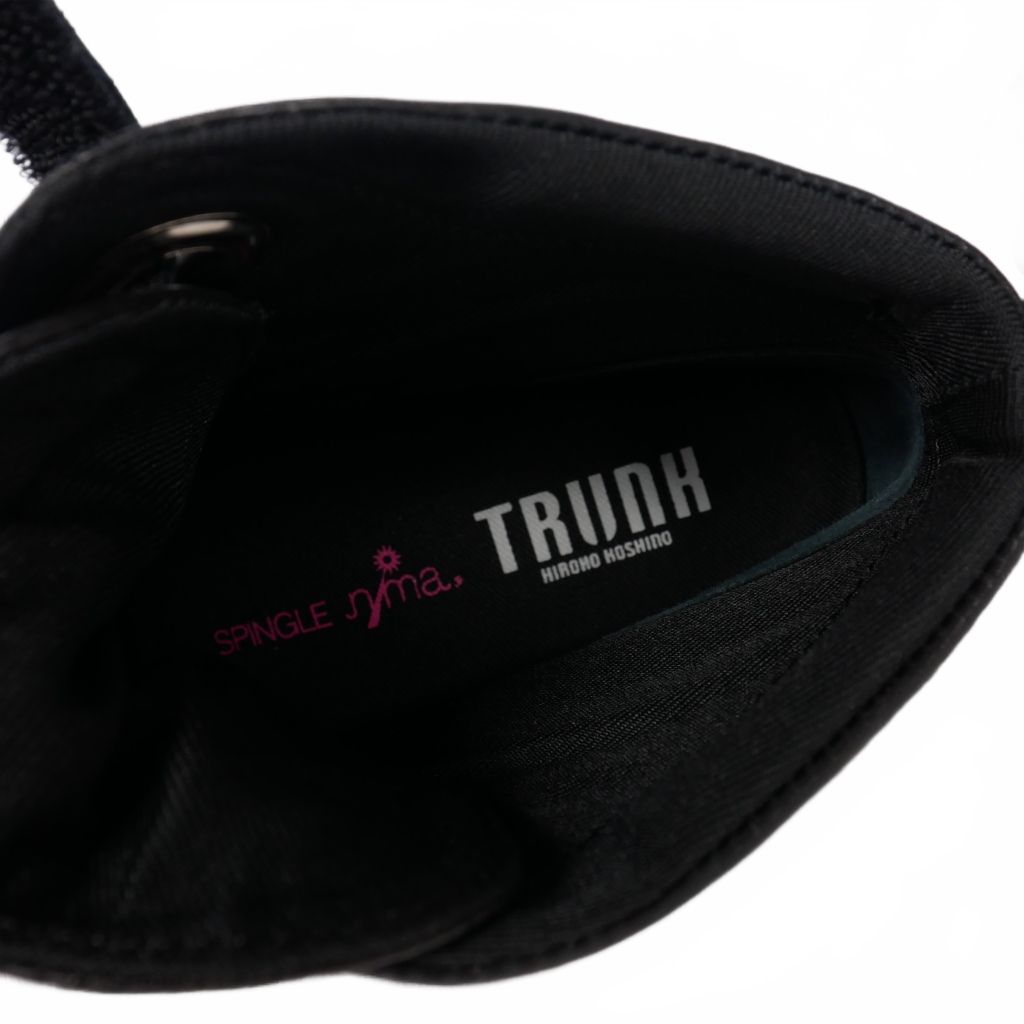 トランク TRUNK ヒロココシノ HIROKO KOSHINO ベルクロ レザー