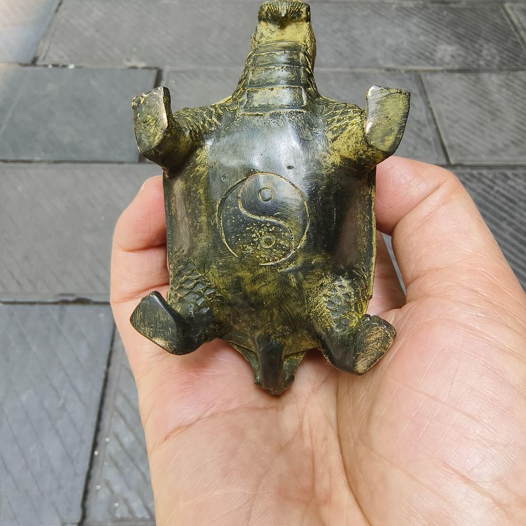 銅製 長寿竜亀 銅製品 鎮宅 辟邪 開 運風水 招財 置物 工芸品 装飾品