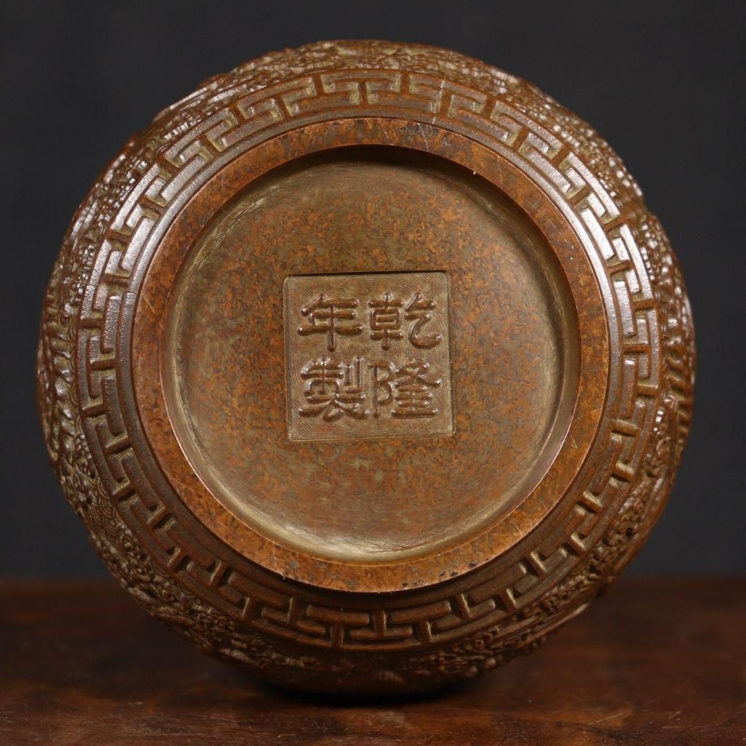 銅製 龍鳳暖手炉 香炉 室内檀香炉 香道具 装飾品 工芸品 置物 - メルカリ