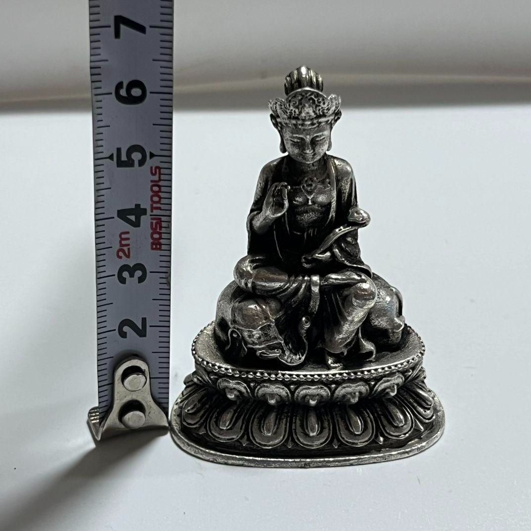 銅製 仏像 普賢菩薩仏像 家内 仏堂供養 神像 装飾品 工芸品 置物