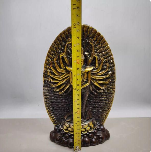 仏教美術 仏像 千手観音仏像 鎮宅辟邪 開運風水 招財 奉納 装飾品 工