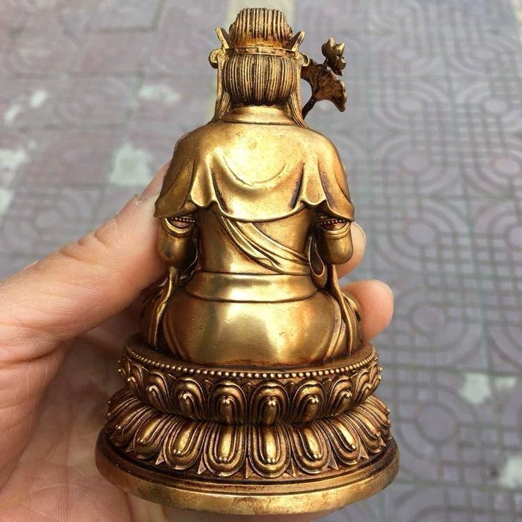 地蔵 大勢至菩薩 観音 銅製 仏像 彫刻 置物 開運 風水 - メルカリ