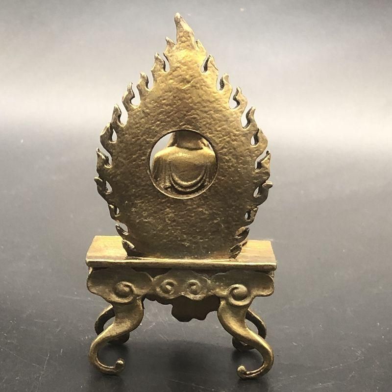 仏教美術 ベンチ仏 阿弥陀菩薩観音像 家内供養 仏像 銅製品 工芸品