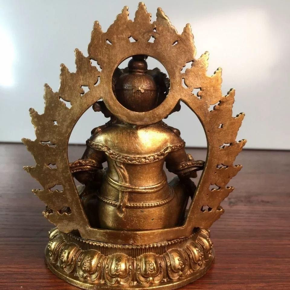 仏教美術 仏像 黄財神仏像 密教護法 供養仏像 開運 風水 招財 置物