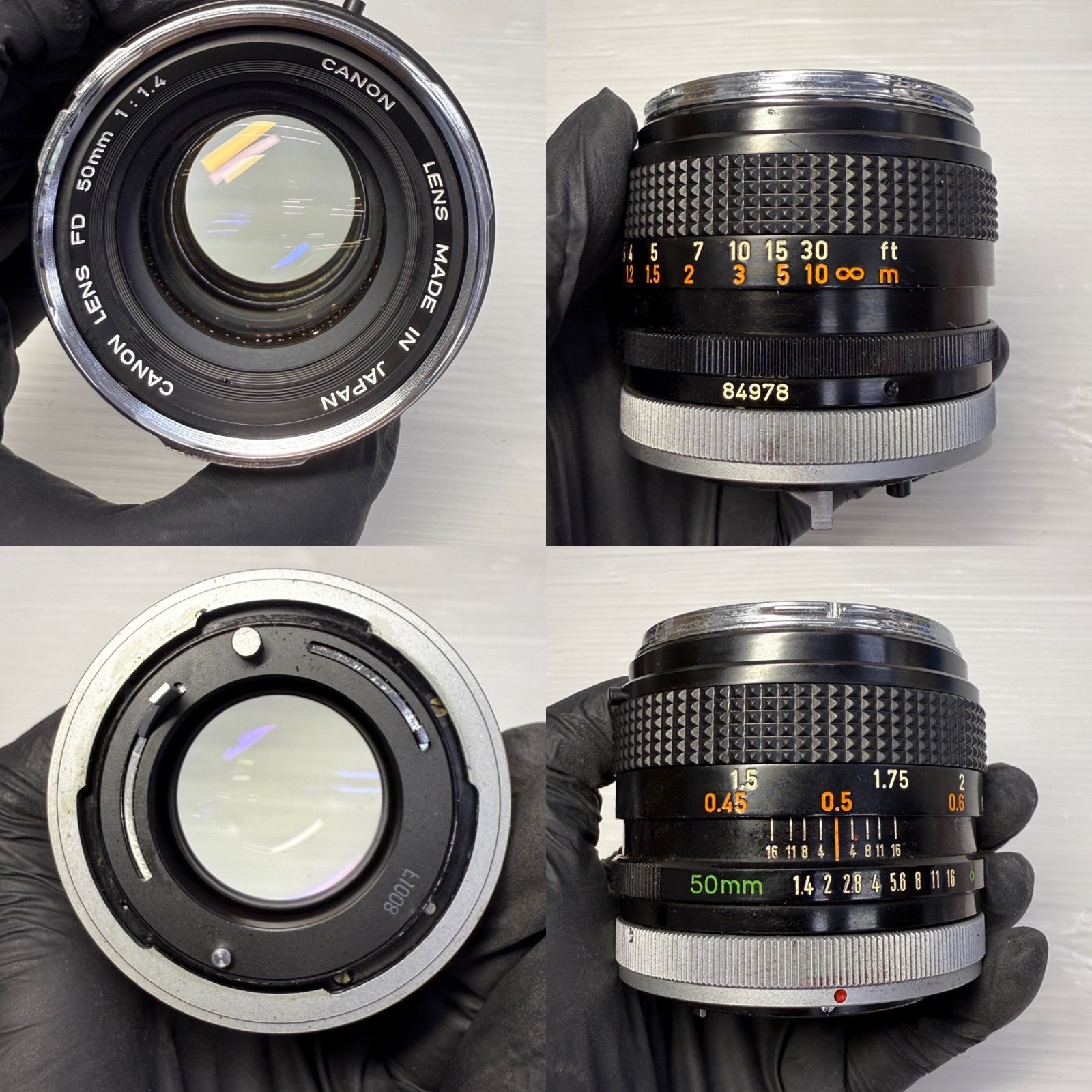 Canon F-1 フィルムカメラ 50mmレンズまとめ売り ☆キャノン F-1☆フィルムカメラ 一眼レフ Canon レンズ FD 50mm 1:1.4