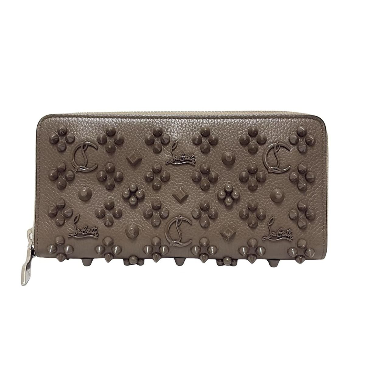 CHRISTIAN LOUBOUTIN(クリスチャンルブタン) 長財布 パネトーネ グレー