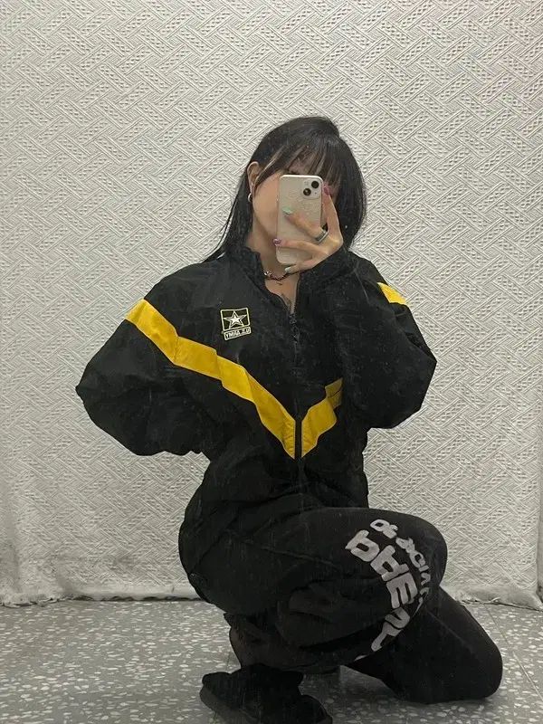 US ARMY APFU オールドスクール ミリタリー ウィンドブレーカー ジャケット M C06768