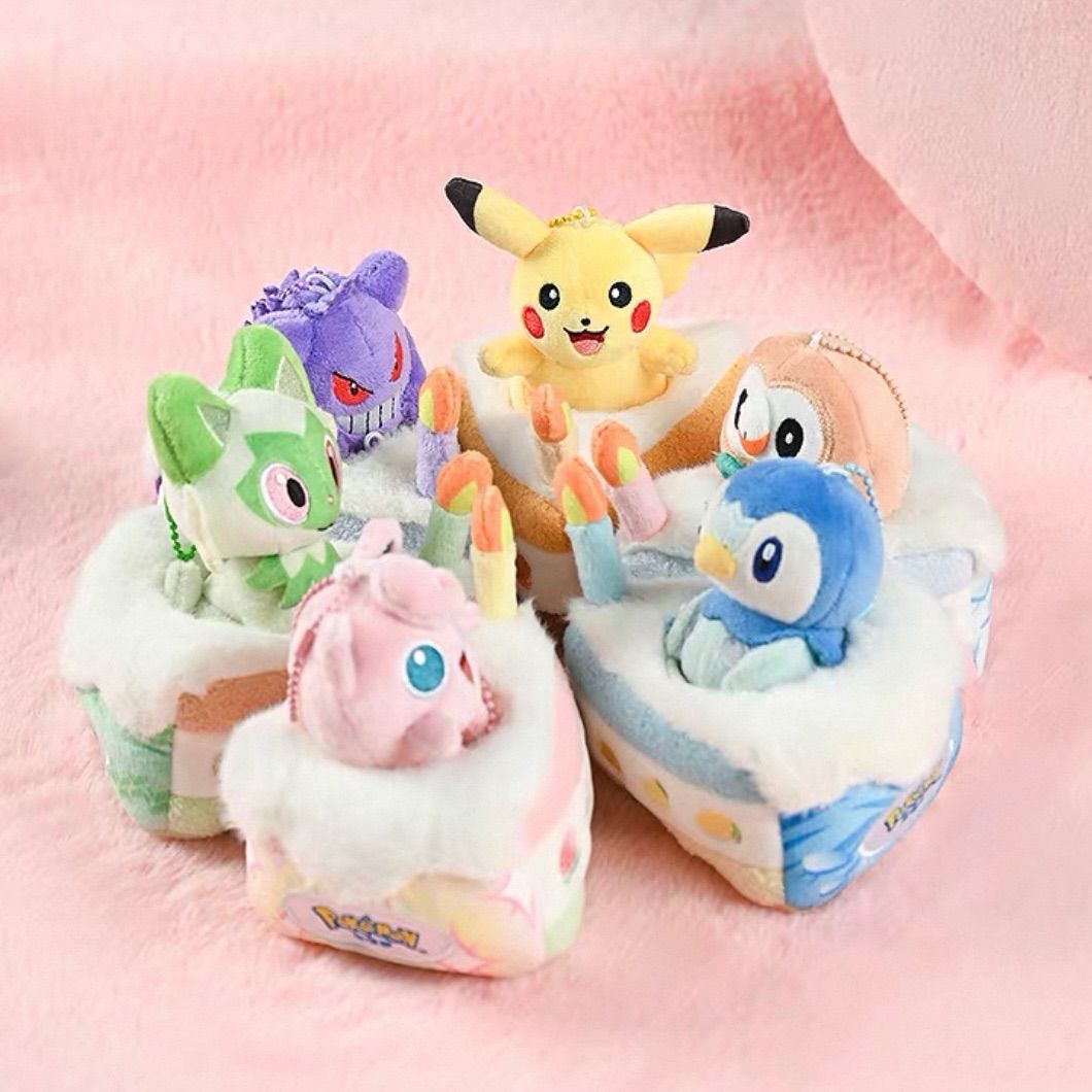 海外限定 6種セット ポケモン ギフト ぬいぐるみキーホルダー
