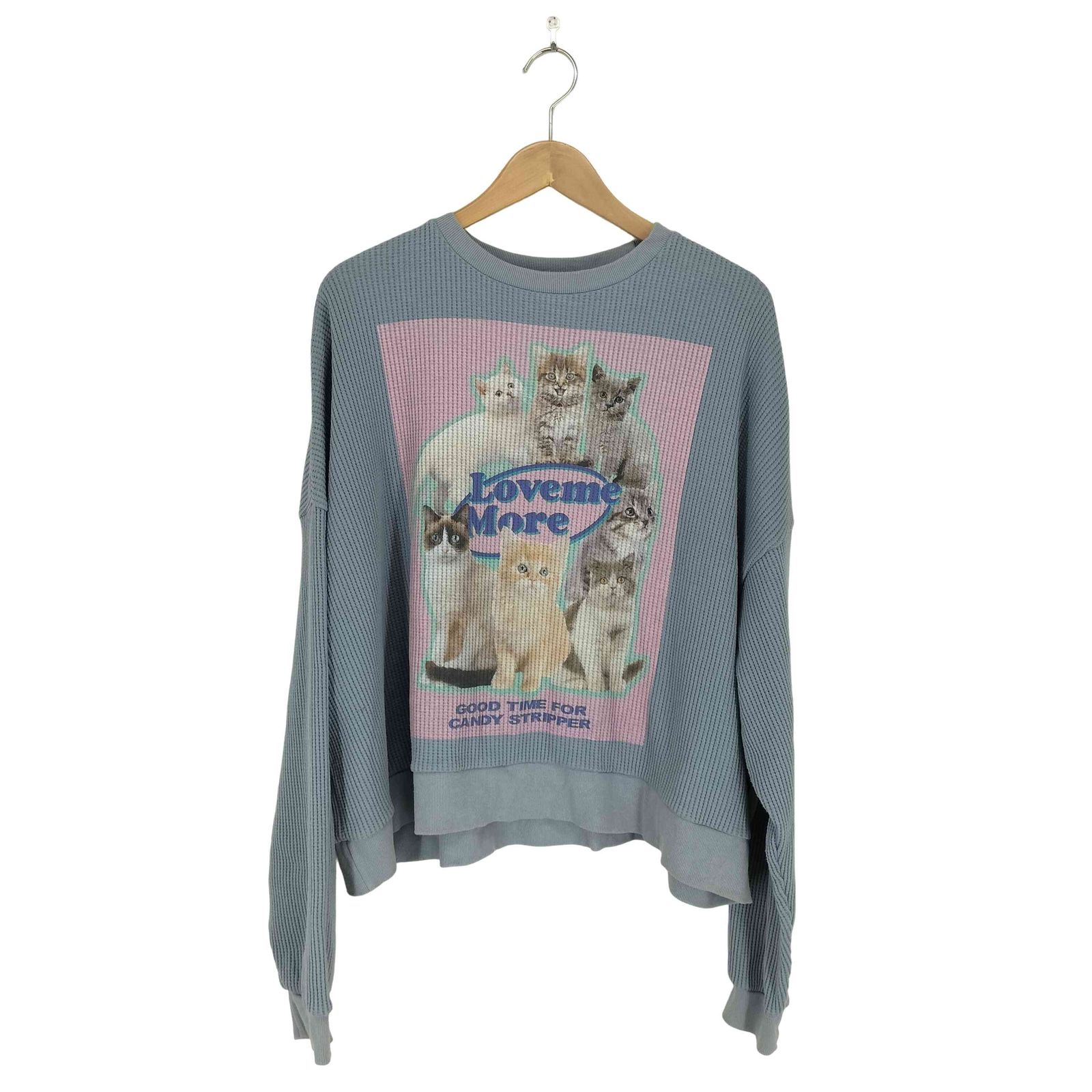 最終お値下げ】スウェット MEOW WAFFLE candystripper Candy Stripper