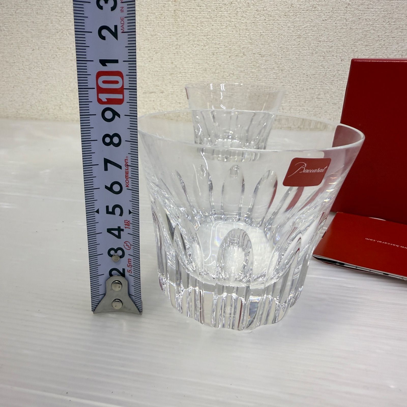 未使用☆バカラ ロックグラス☆エトナ ペアタンブラー 2客 Baccarat