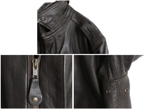 お得なクーポン配布中!】 90s エルエルビーン A-2 タイプ 本革 レザー  