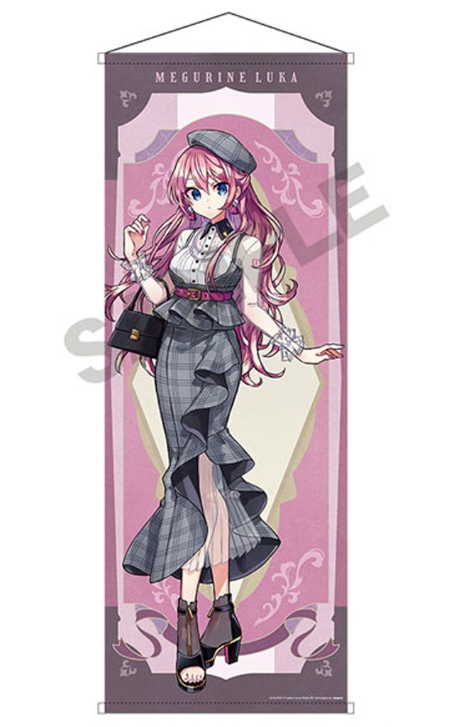 巡音ルカ　等身大タペストリー 初音ミク_等身大タペストリー 巡音ルカ ブラックサーカス | 公式グッズ