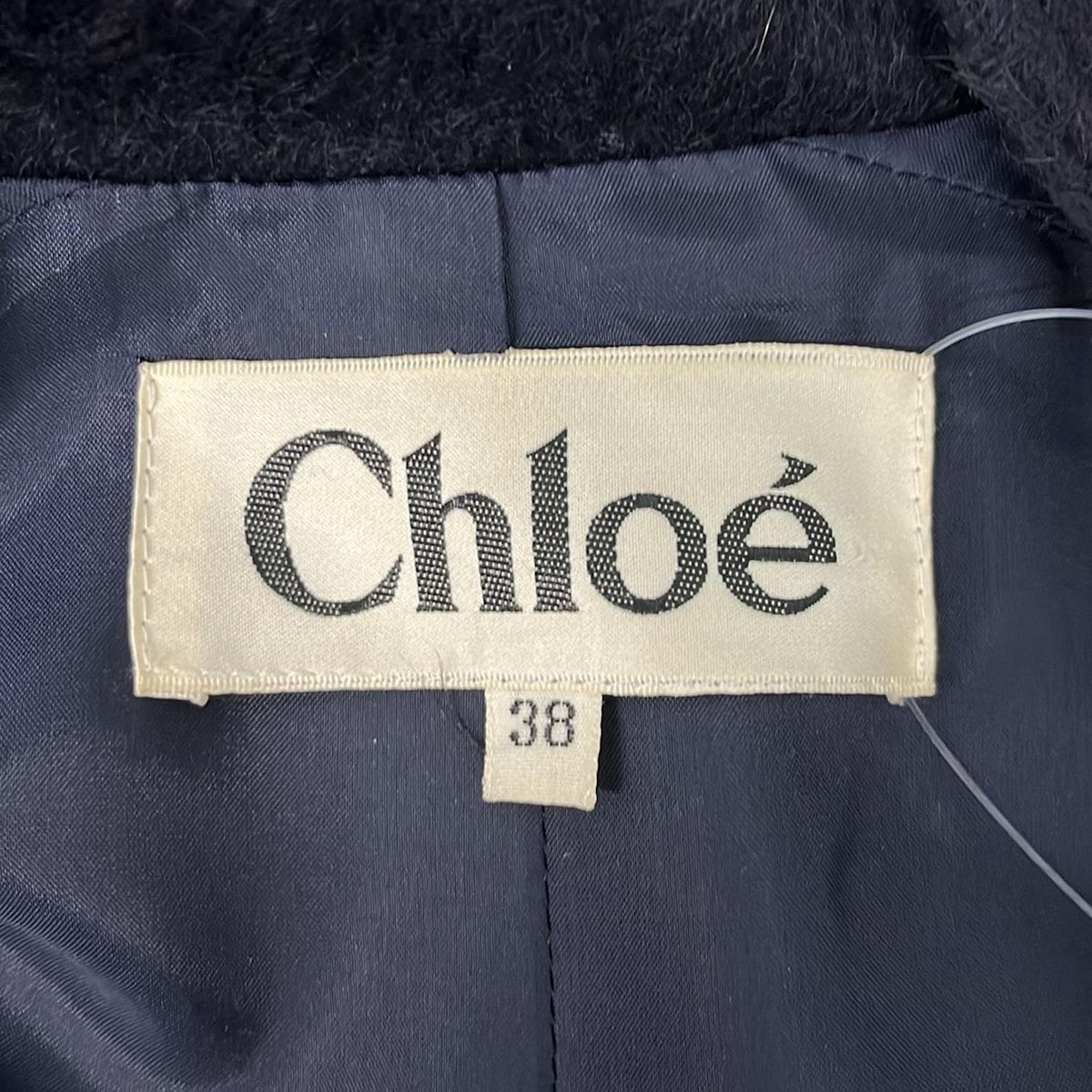 Chloe(クロエ) コート サイズ38 M レディース - ダークネイビー 長袖