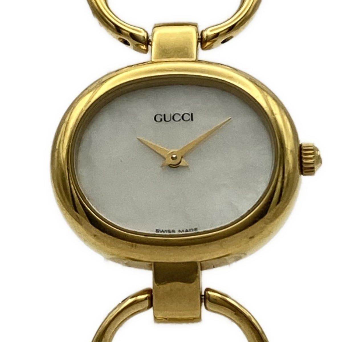 GUCCIグッチ 腕時計 ホワイトシェル 文字盤レディース 1600 GUCCI(グッチ) 腕時計 - 1600 レディース ホワイトシェル - メルカリ