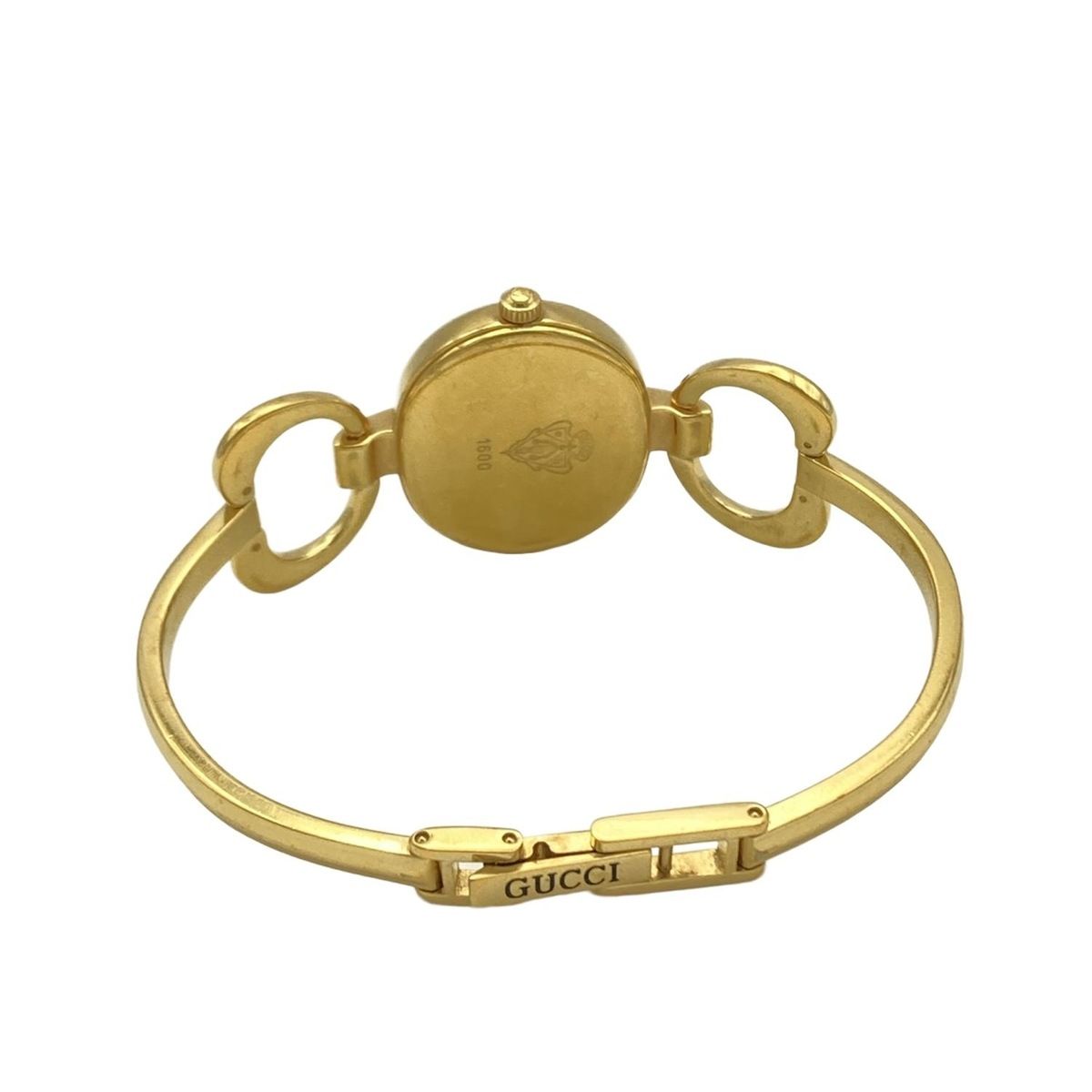 GUCCI(グッチ) 腕時計 - 1600 レディース ホワイトシェル - メルカリ