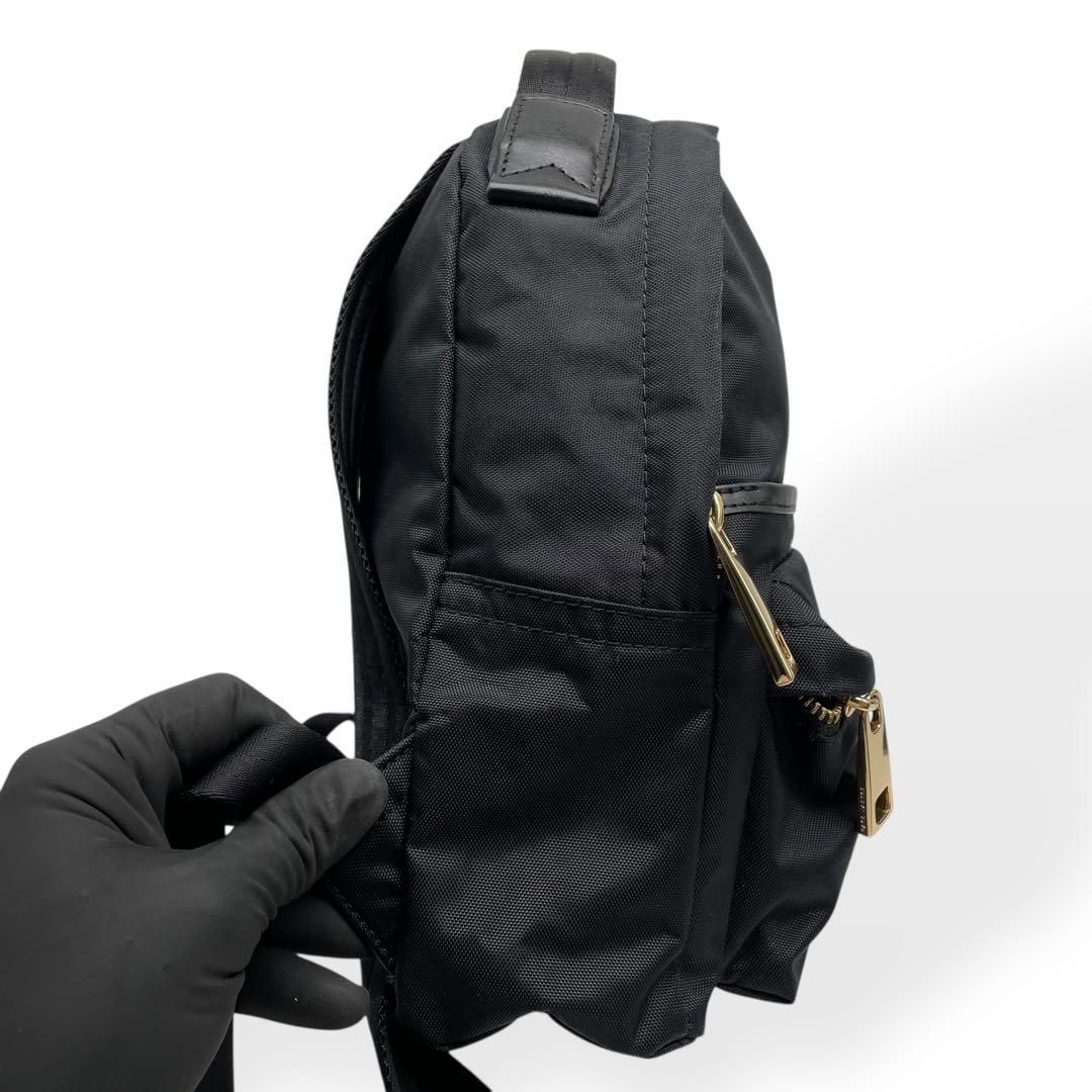 美品 MARC JACOBS マークジェイコブス リュック ミニ ナイロン 黒
