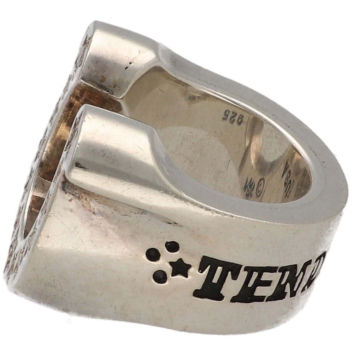 中古】 TENDERLOIN テンダーロイン ホースシューリング ダイヤ SV925