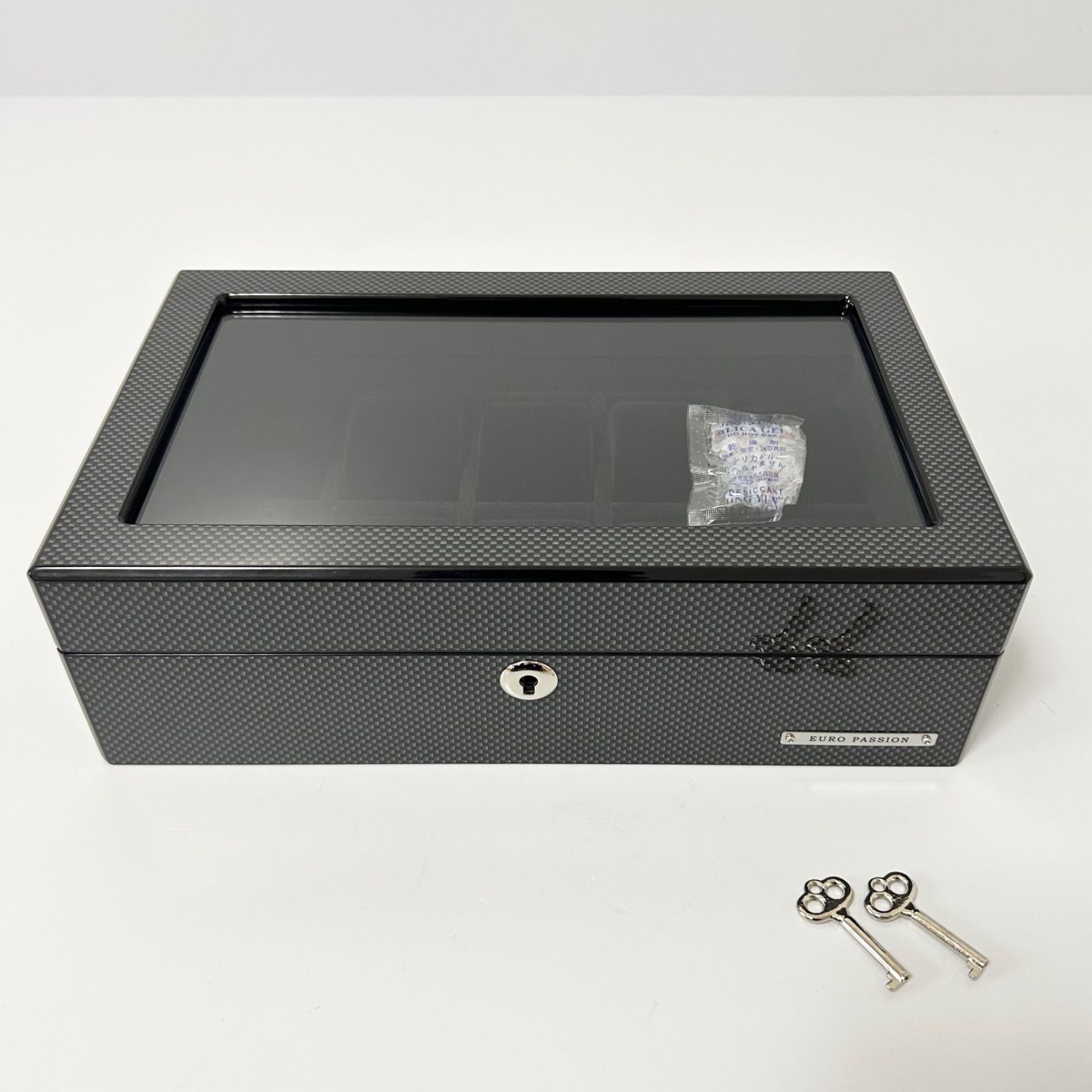 極美品 EURO PASSION ユーロパッション 時計ケース 10個収納可能 鍵