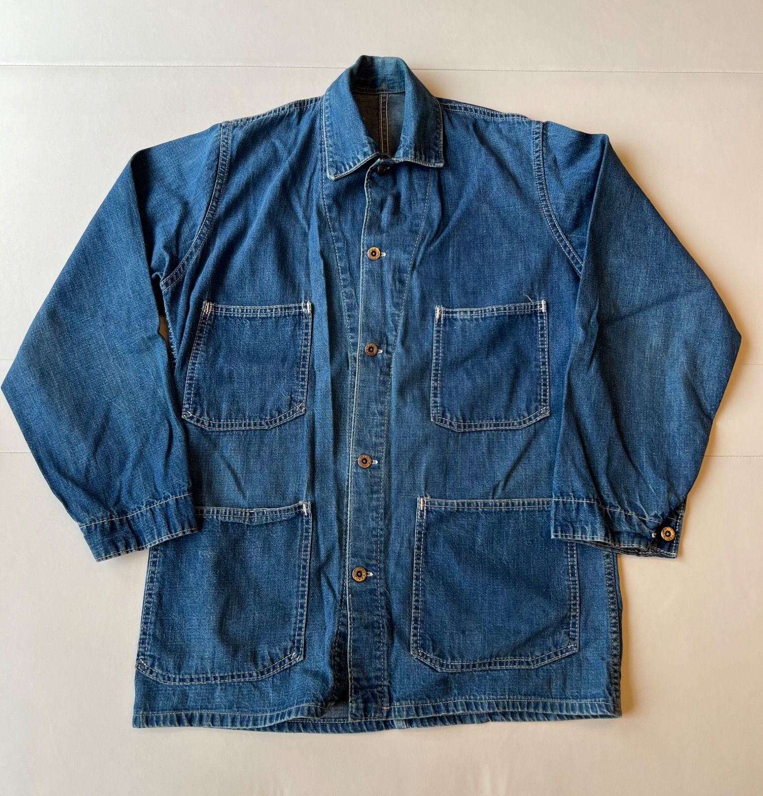 大戦期】40's スペシャル品 カバーオール 大戦モデル 月桂樹ボタン ww2