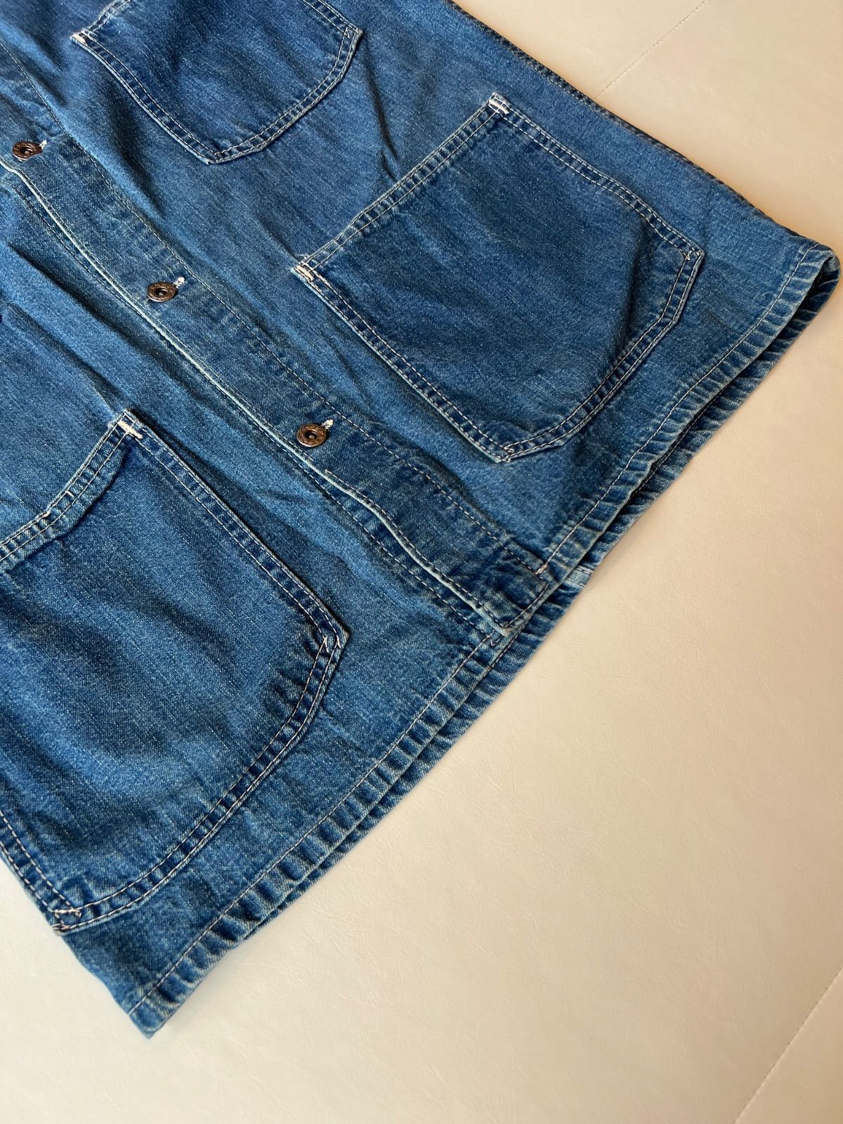 40s スペシャル品　カバーオール　大戦モデル　月桂樹ボタン　ヴィンテージ 大戦期】40's スペシャル品 カバーオール 大戦モデル 月桂樹ボタン ww2