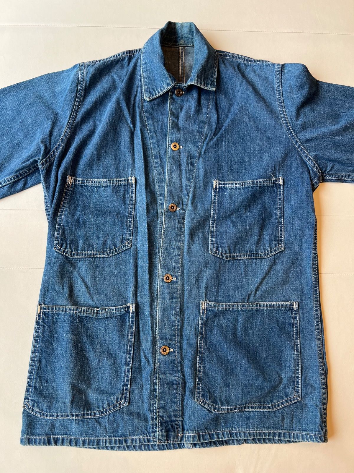 大戦期】40's スペシャル品 カバーオール 大戦モデル 月桂樹ボタン ww2