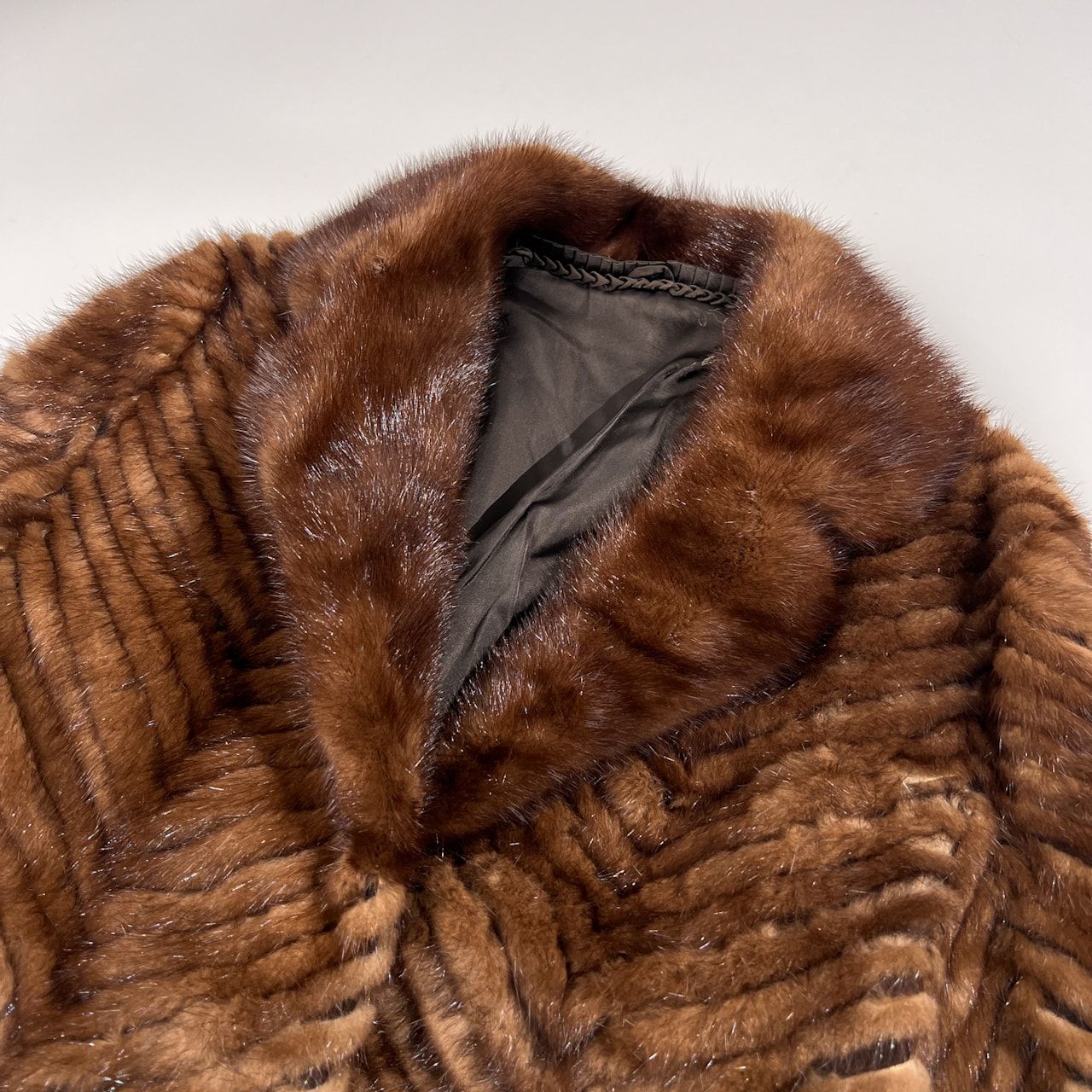 SAFRON サフロン 毛皮 MINK ミンク コート サイズ 11 /本毛皮/ブラウン