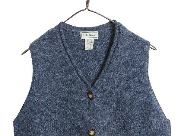 BLAMINK ブラミンク コットンニットベスト 36 ブラック シンプル上品