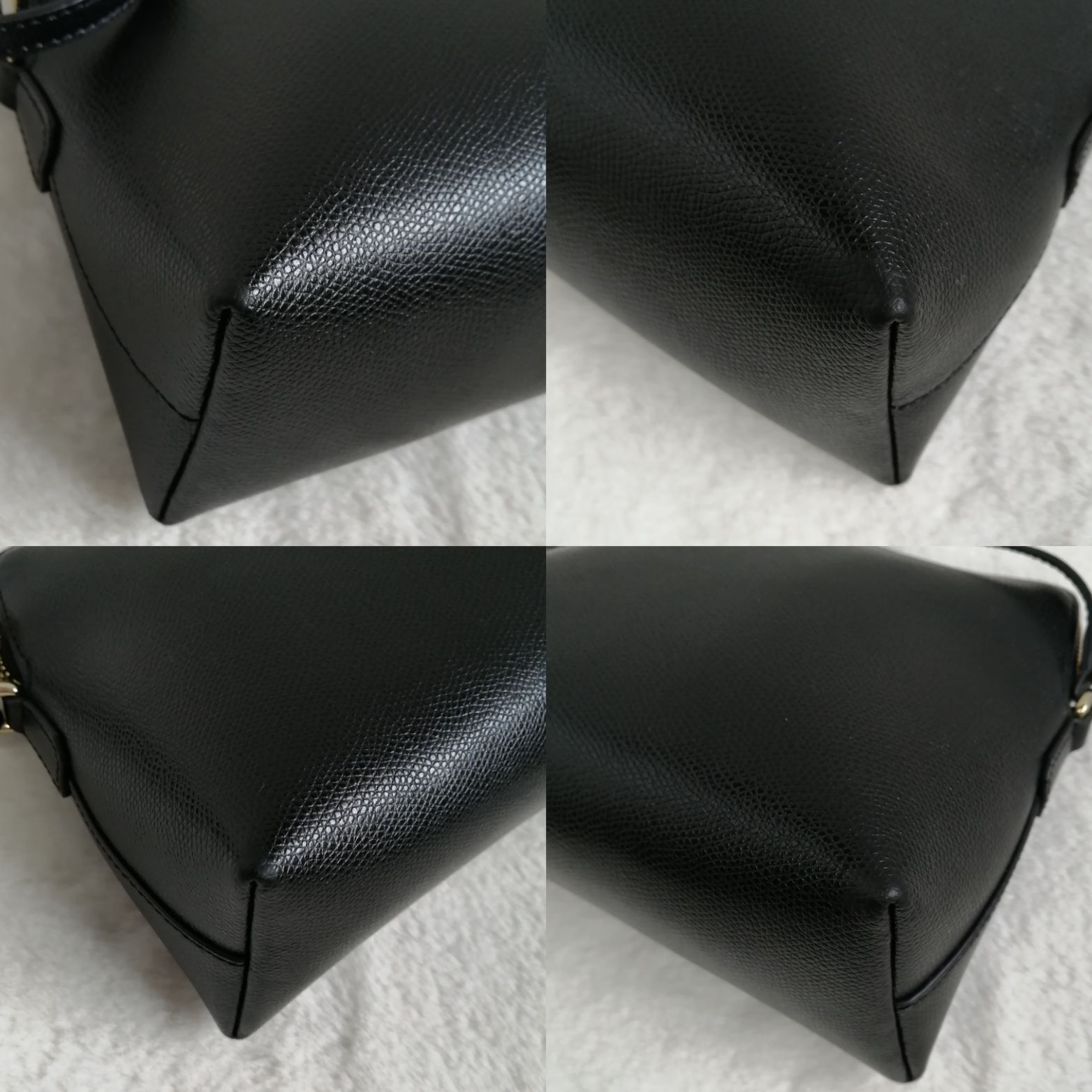 フルラ ショルダーバッグ ボエム ブラック レザー クロスボディ 黒