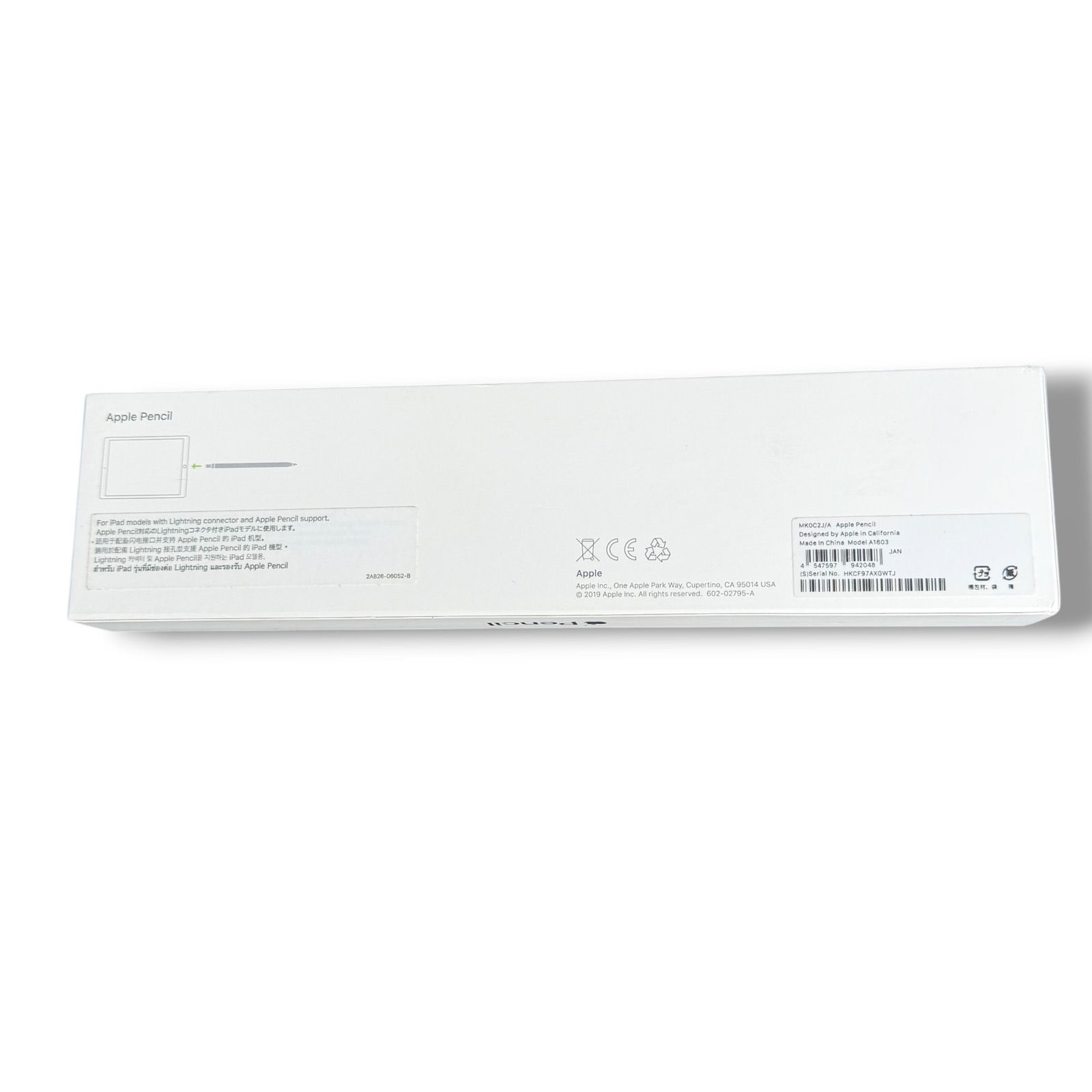 ほぼ新品】Apple Apple Pencil 第1世代 MKOC2J/A A1603 アップル