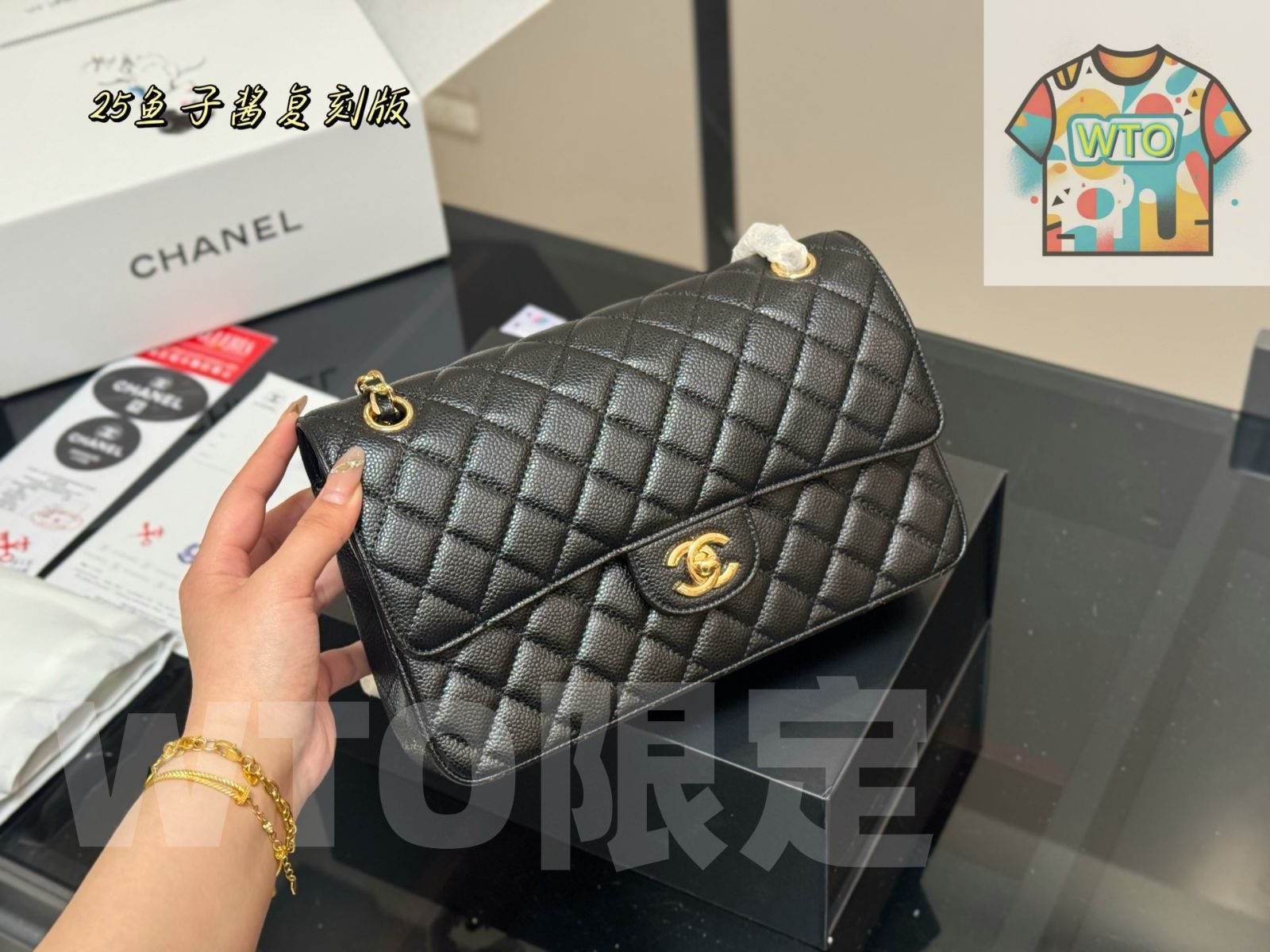 今日特価】CHANEL CF 25cm トップグレード サーモンレザー クラシック