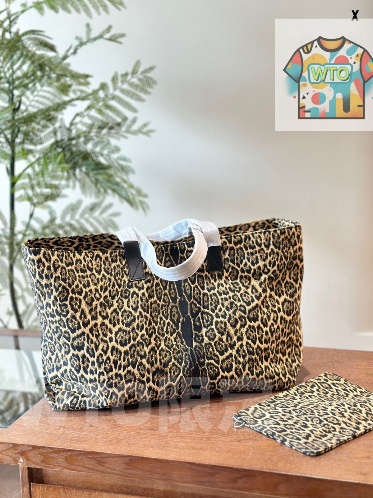 今日特価】Balenciaga 豹紋 ショッピングバッグ！国内送料無料！限定