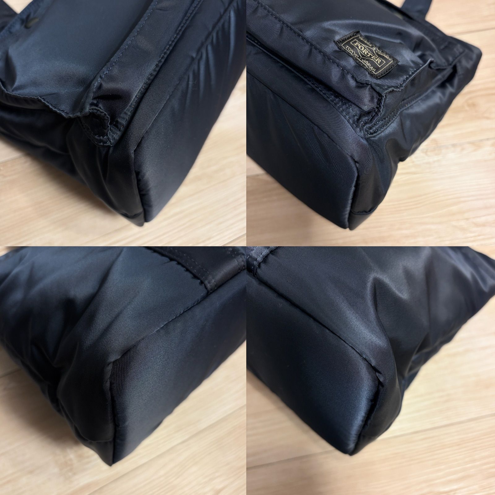 ✨PORTER ポーター TANKER トート アイアンブルー✨ 最新ファスナー 未 