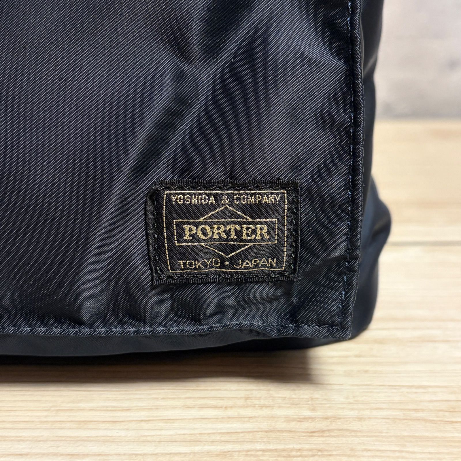 ✨PORTER ポーター TANKER トート アイアンブルー✨ 最新ファスナー 未