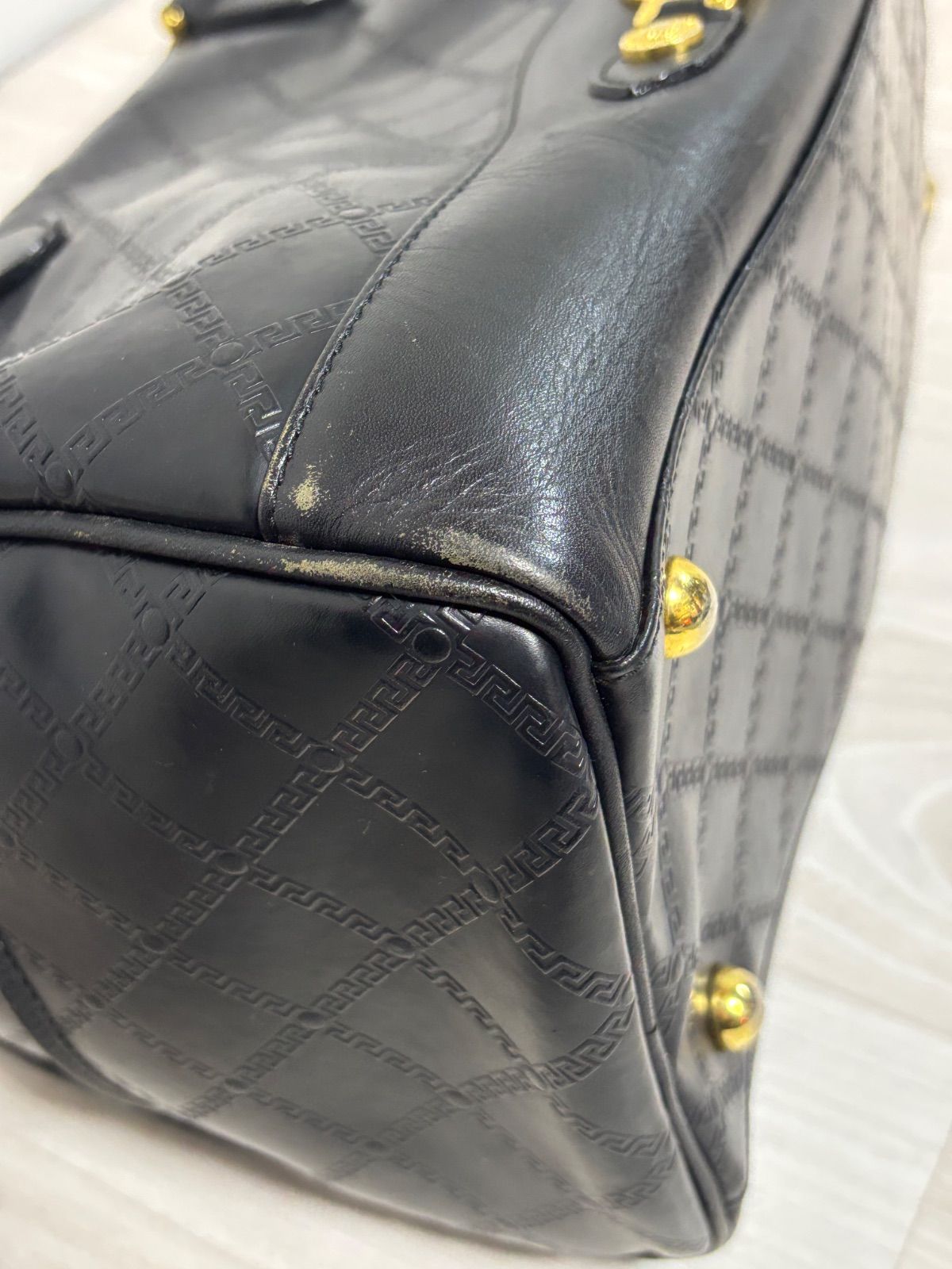 GIANNI VERSACE ジャンニ ヴェルサーチ ハンドバッグ ボストンバッグ