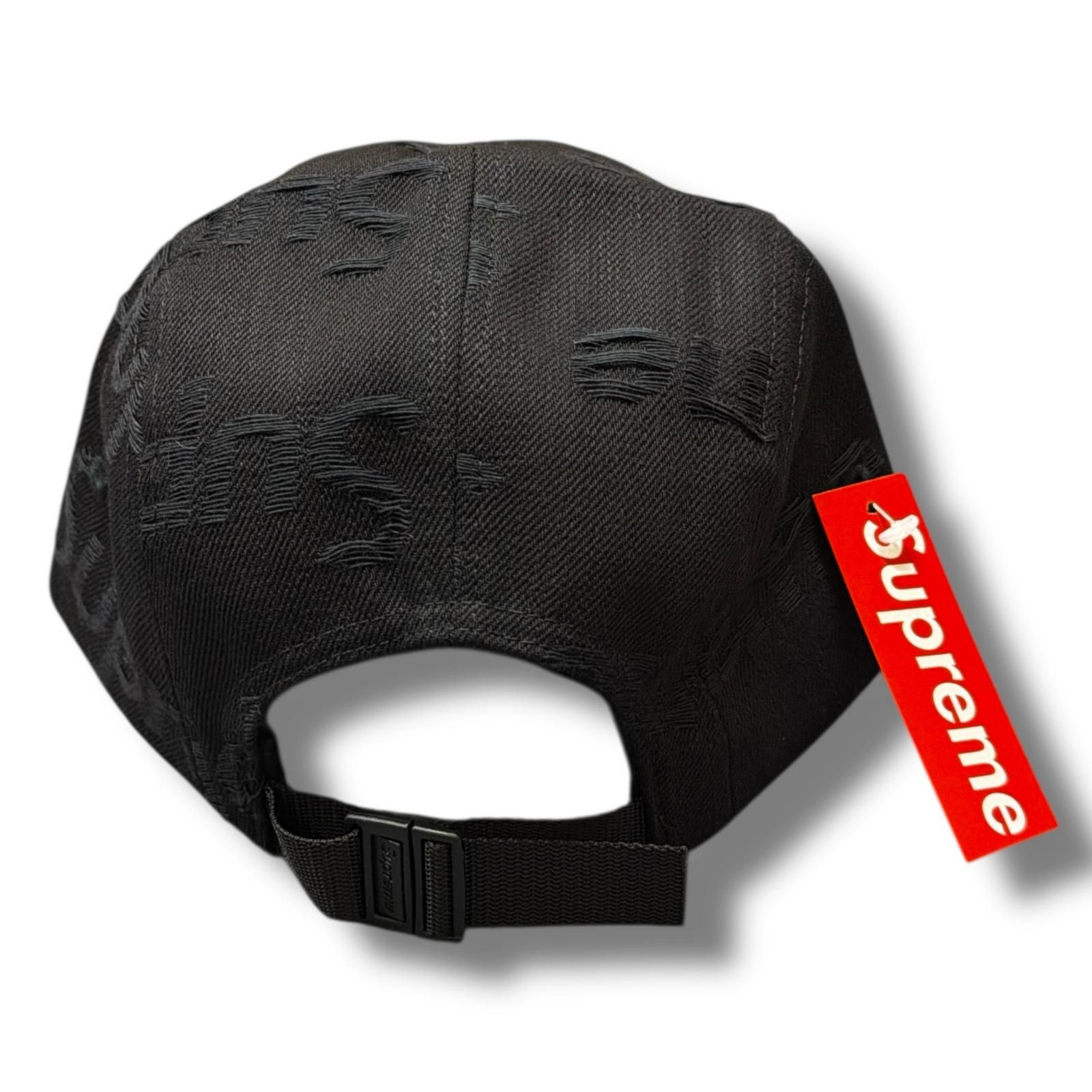 未使用 Supreme 25AW Jacquard Logos Denim Camp Cap ジャガードロゴ