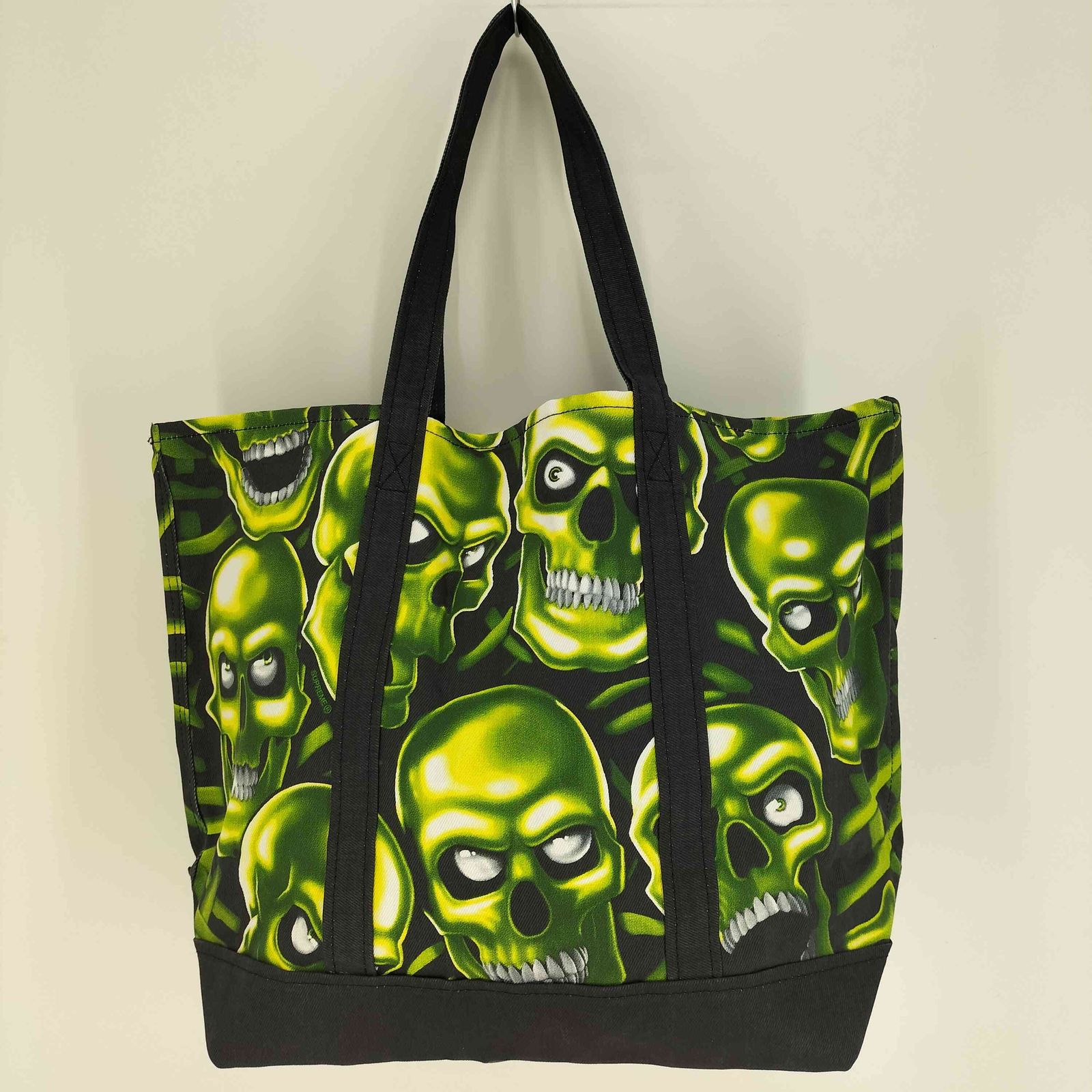 シュプリーム Supreme 18SS SKULL PILE DENIM TOTE スカル パイル