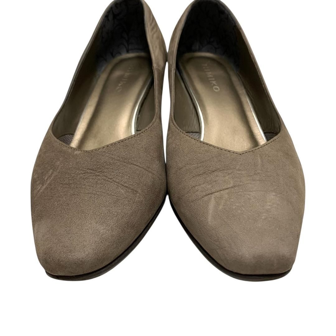 美品】卑弥呼 (24.5) パンプス アーモンドトゥ ローヒール 定番