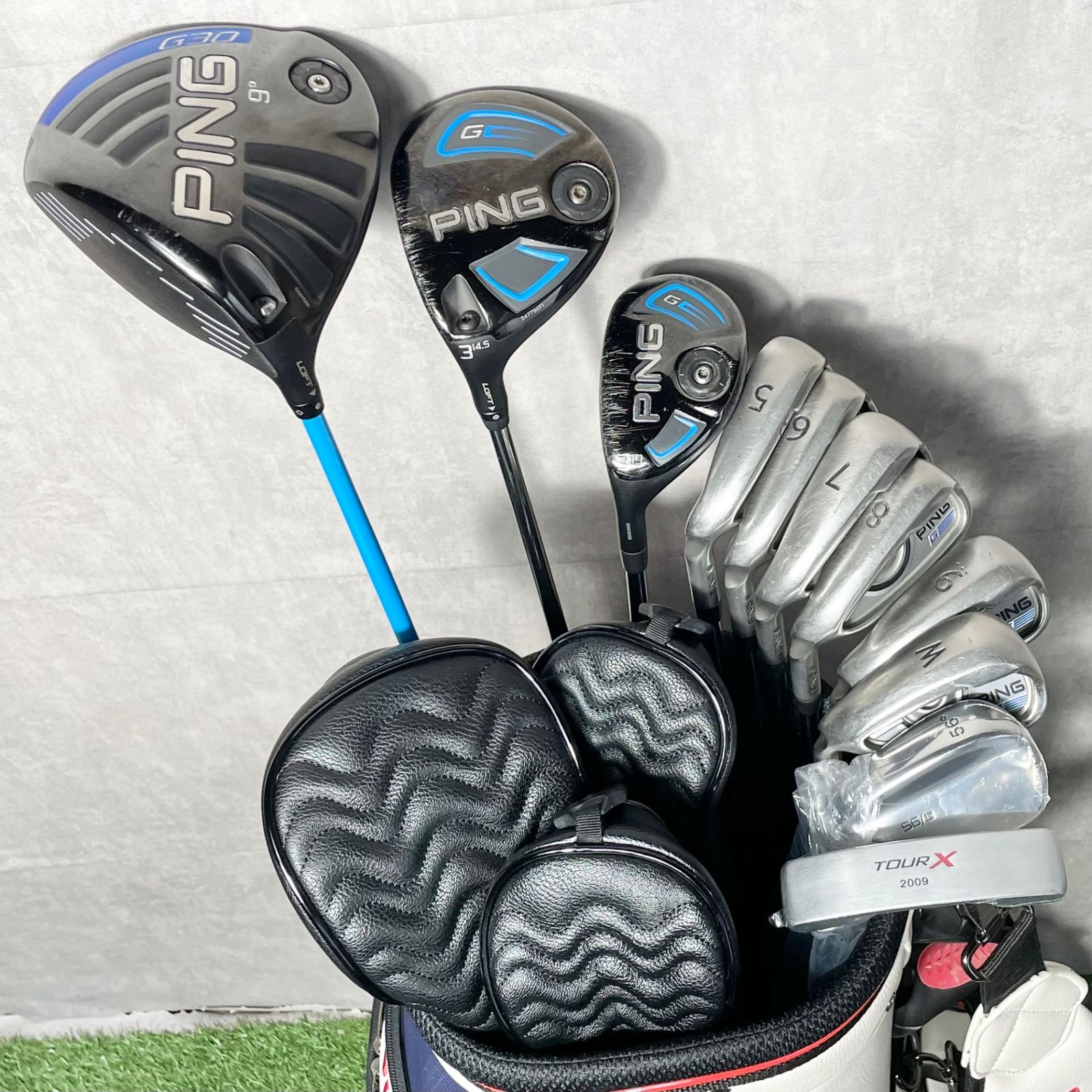 貴重レフティ】PING G30 G ピン ゴルフクラブセット 11本 S メンズ 左