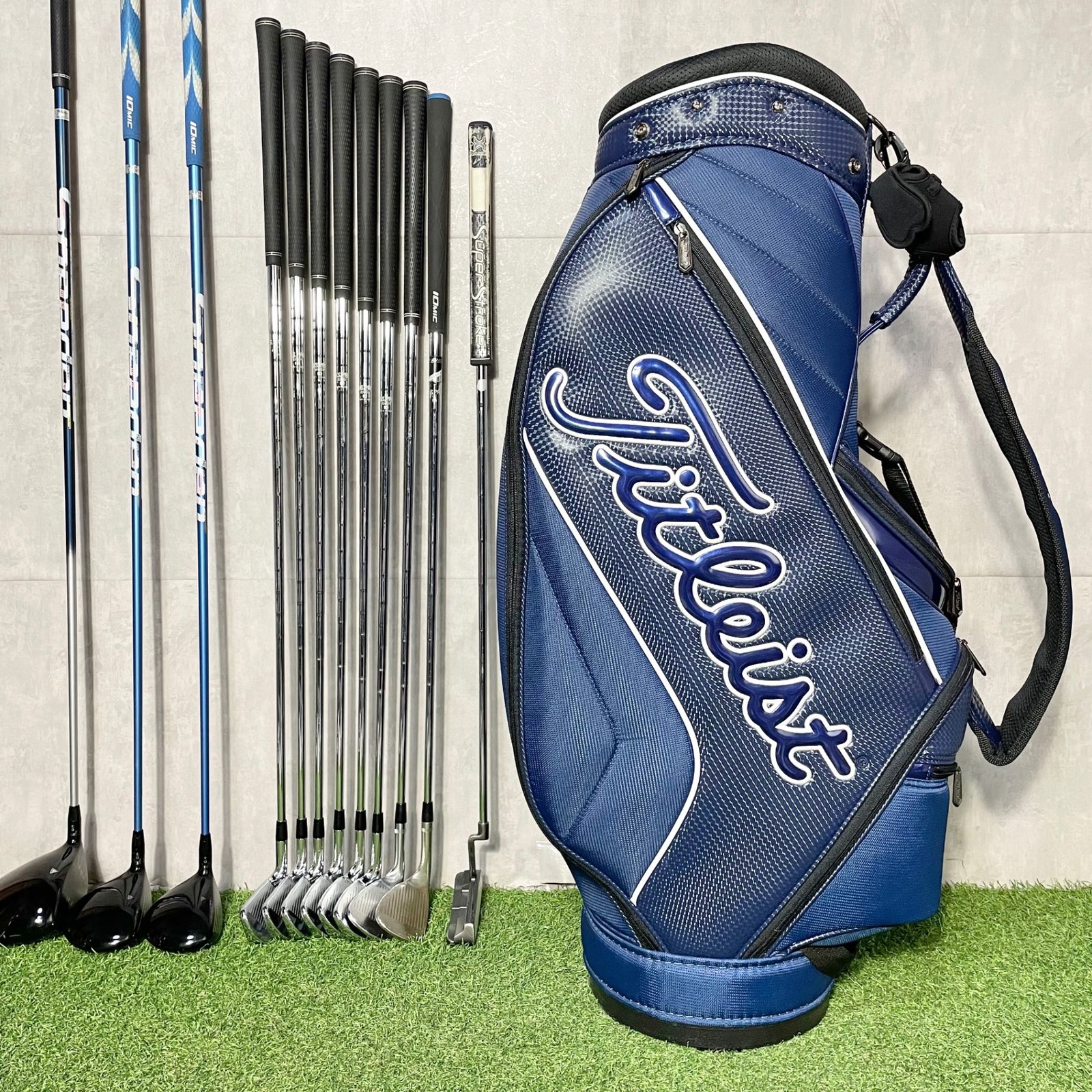 【バッグ美品】タイトリストTS2 AP2 ゴルフクラブセット S 12本 右利き バッグ美品】Titleist TS2 AP2 710 ゴルフクラブセット メンズ S 12本