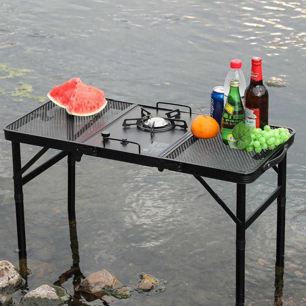 キャンプ テーブル アウトドアテーブル メッシュ IGT対応 高さ2段階
