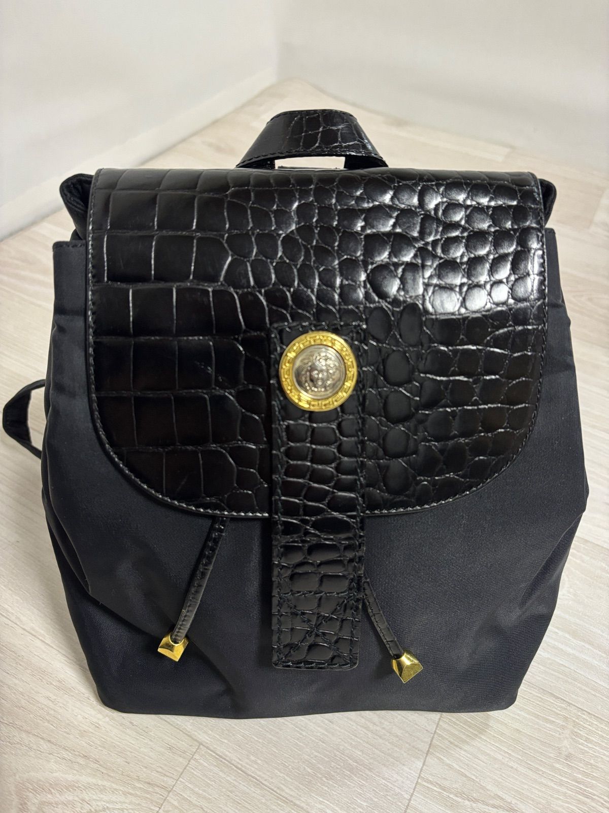 Gianni Versace ジャンニ ヴェルサーチ ヴィンテージ グリーン マルチ