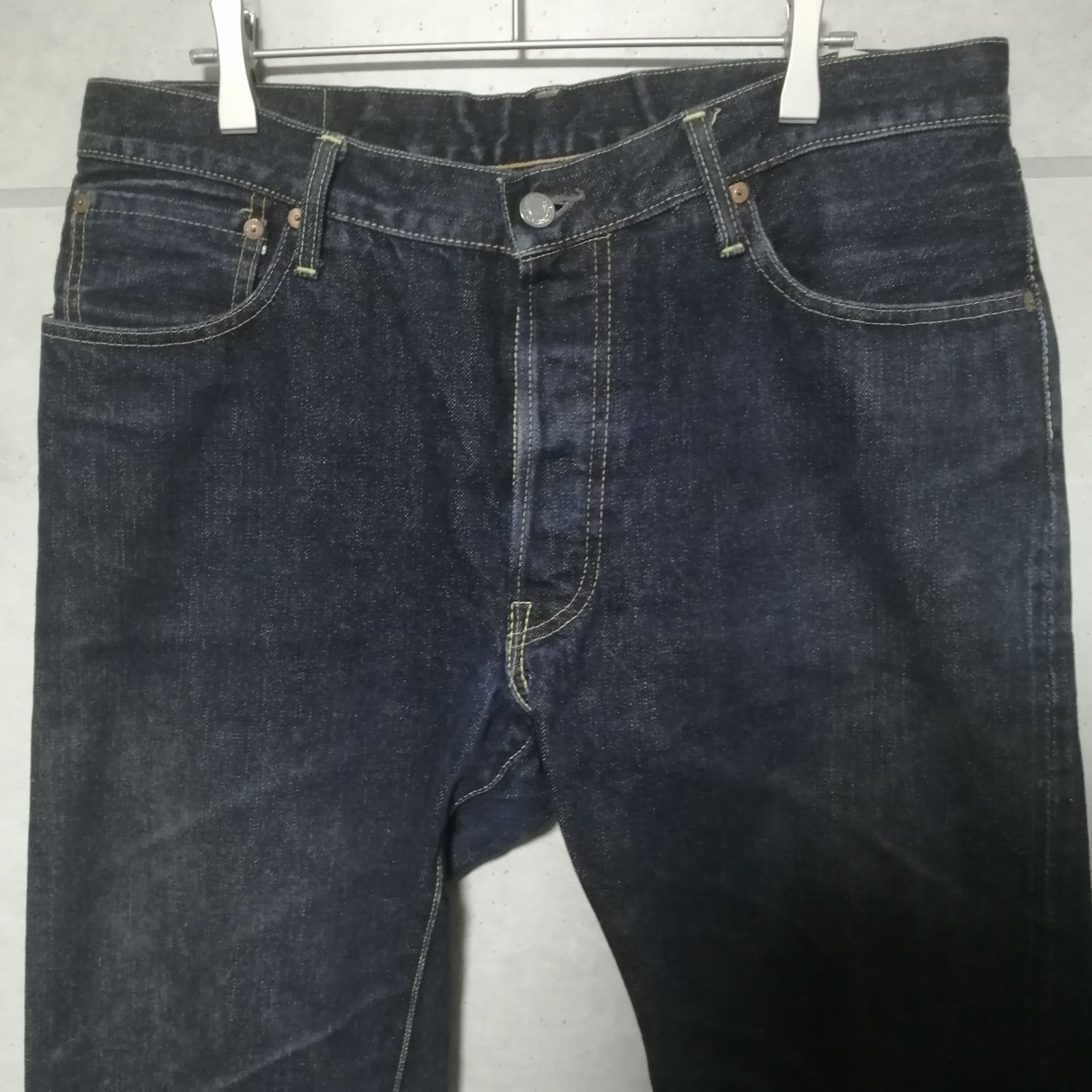 希少】F.O.B FACTORY F151 W36 セルヴィッチ ジーンズ デニムパンツ 赤