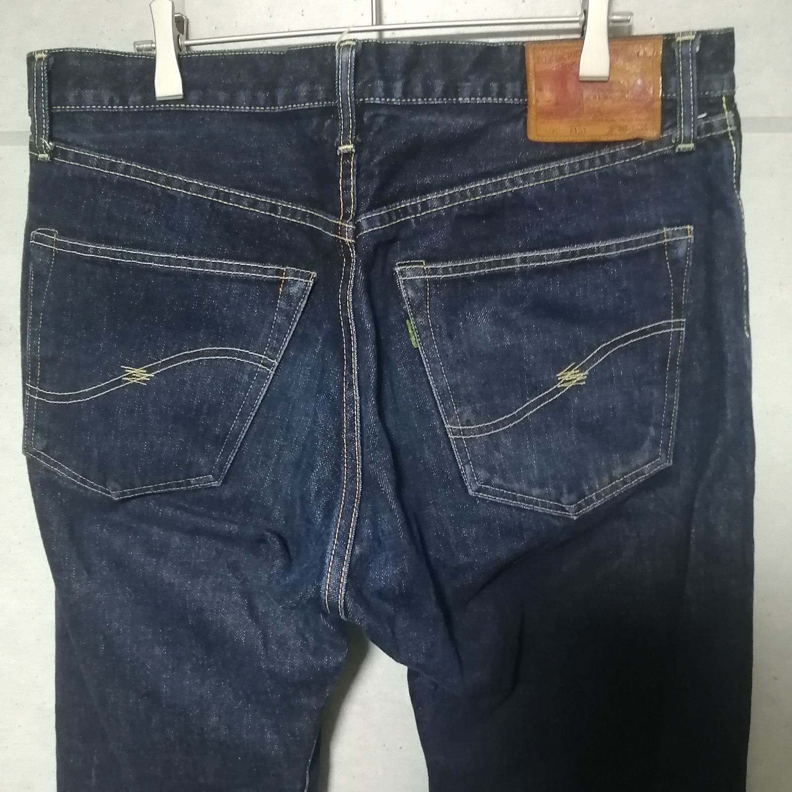 希少】F.O.B FACTORY F151 W36 セルヴィッチ ジーンズ デニムパンツ 赤